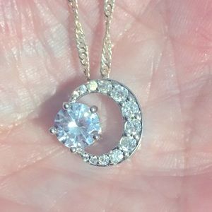 Moon and Star necklace.